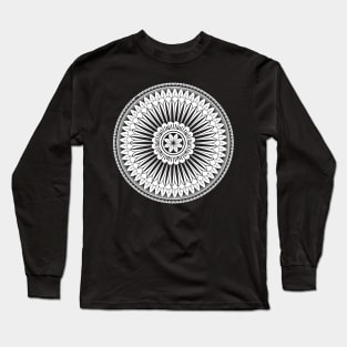 Round Mandala Long Sleeve T-Shirt